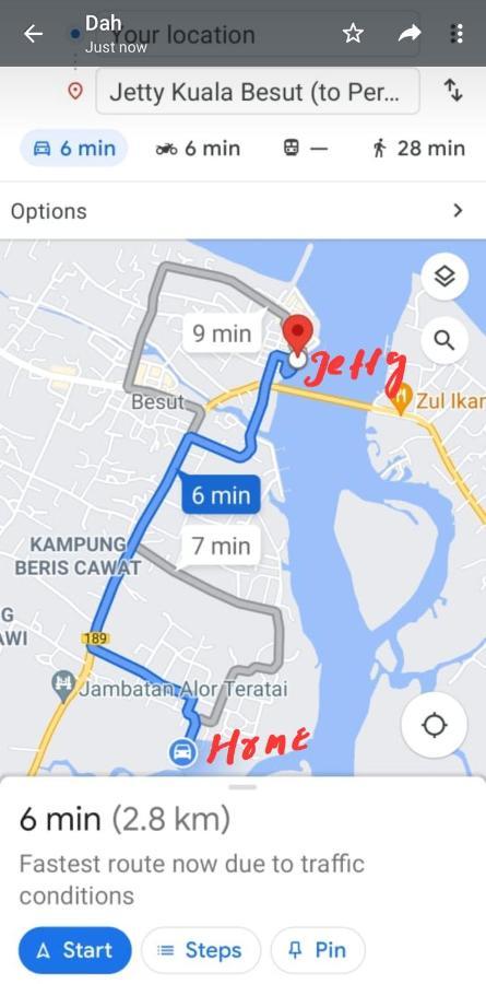 Nipah Homestay Kuala Besut Exteriér fotografie